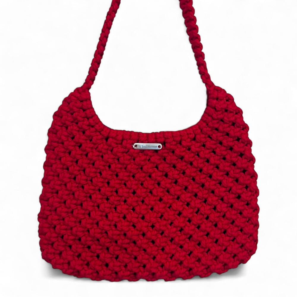 Red Half Moon Bag