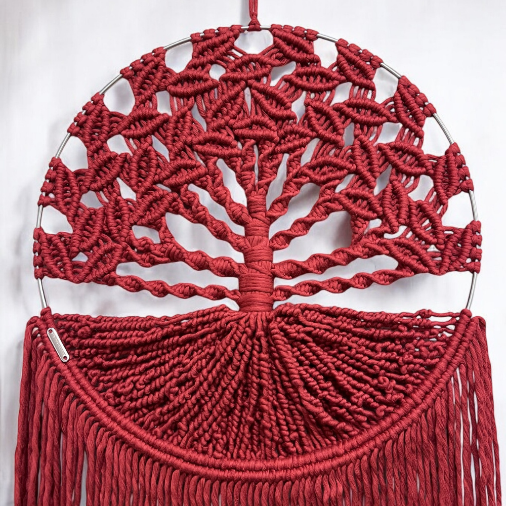 Macrame Tree Of Life Dream Catcher Christmas Wall Art