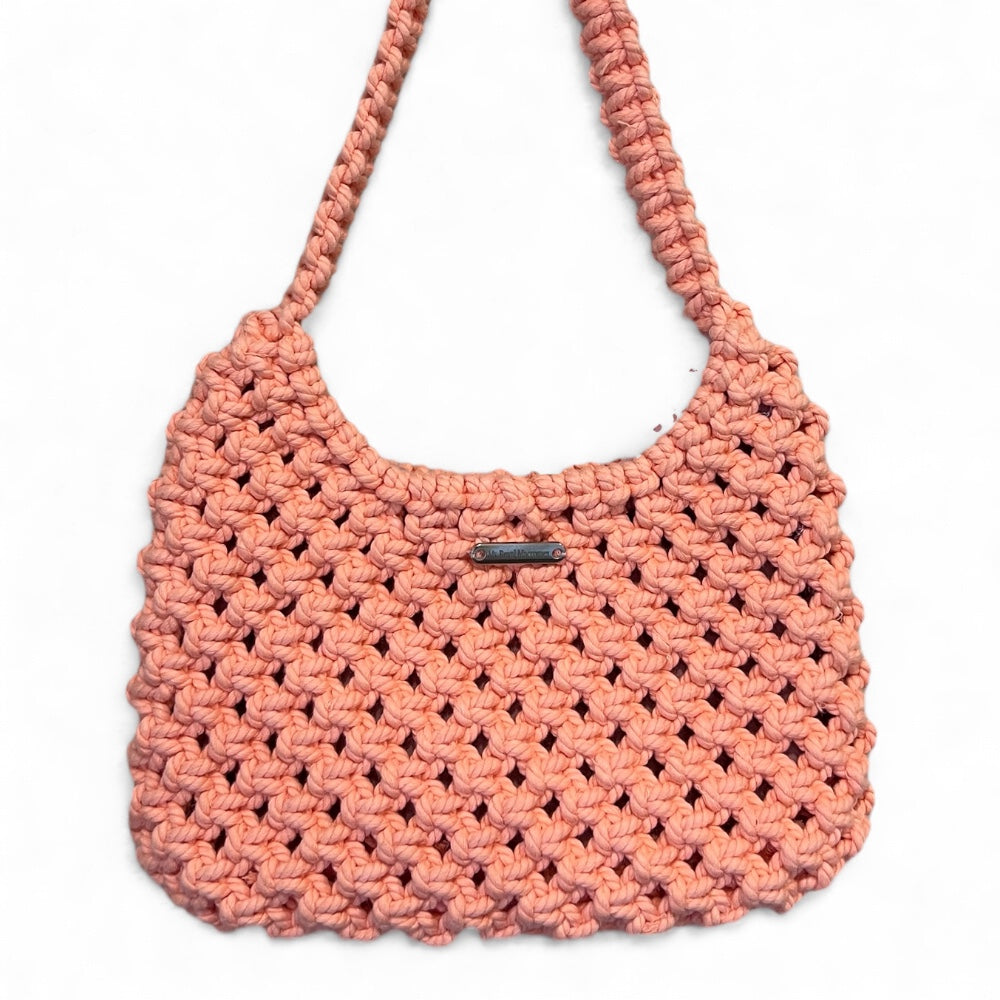 Puppies Mouth Macrame Hand & Shoulder Bag