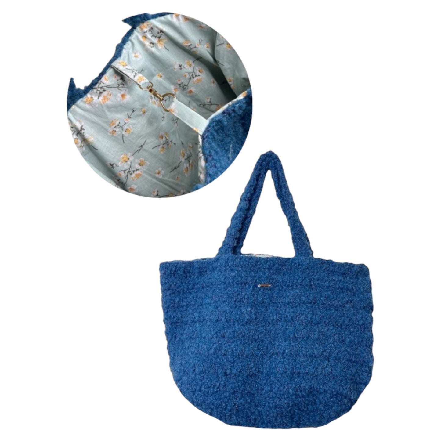 Jüliet Dark Blue Tote Bag