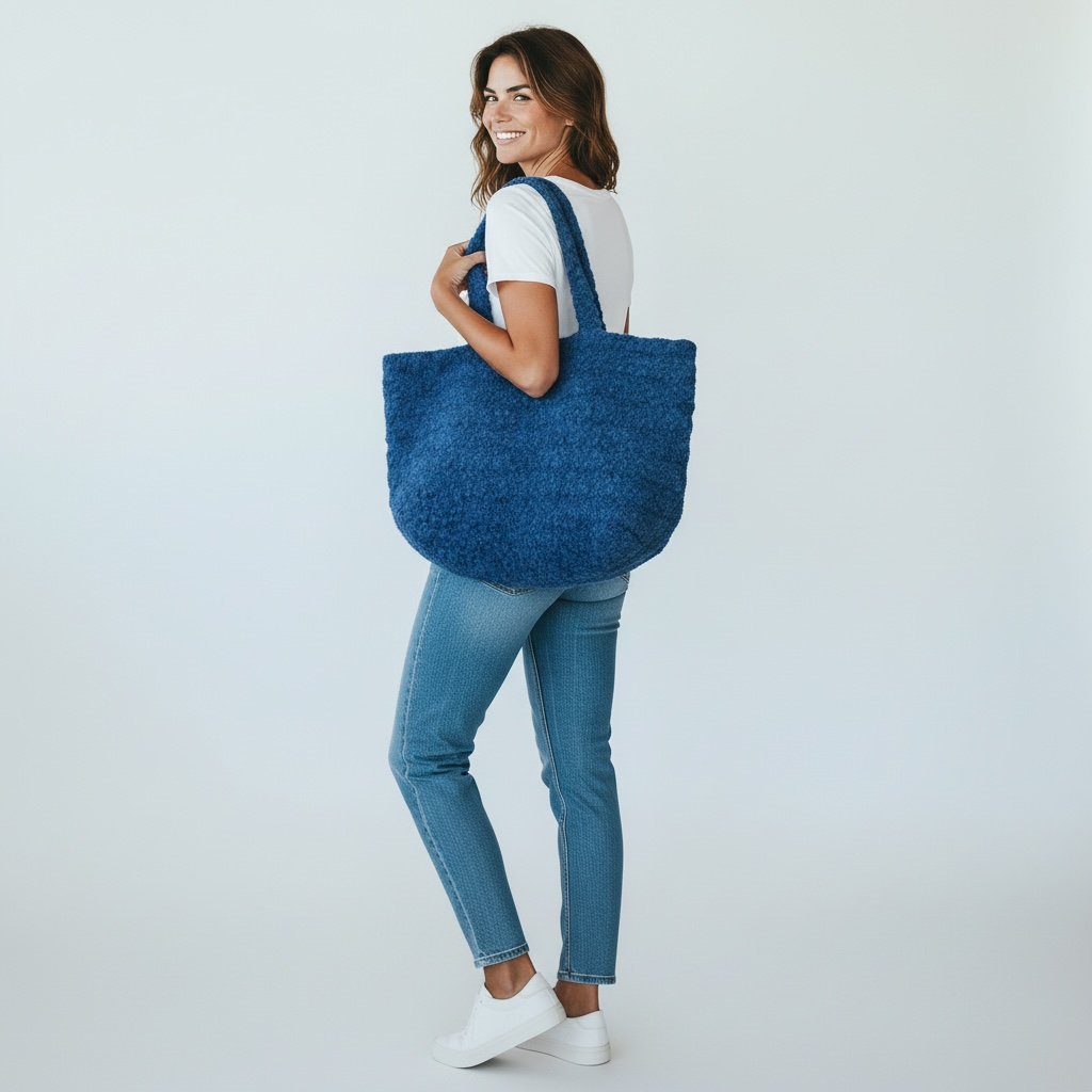 Jüliet Dark Blue Tote Bag