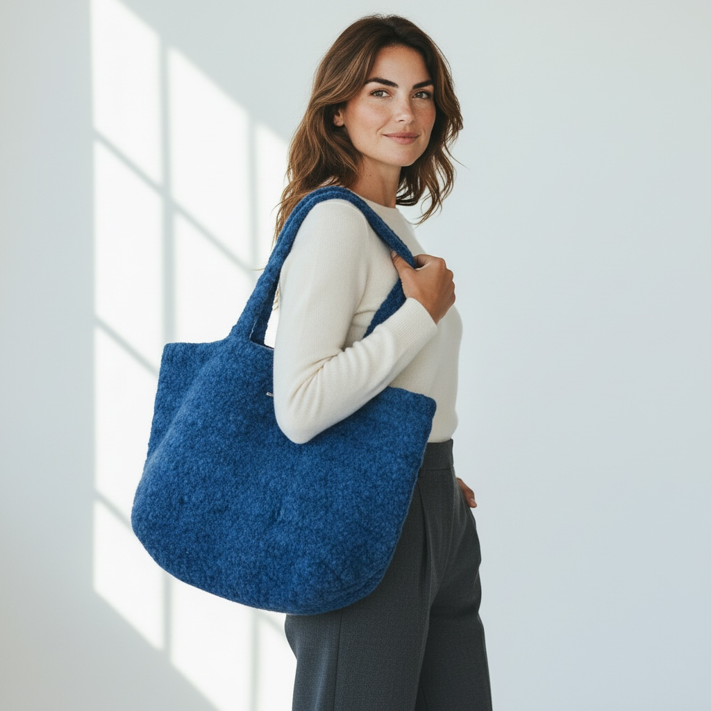 Jüliet Dark Blue Tote Bag